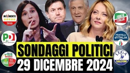 SONDAGGI POLITICI OGGI: LA SFIDA TRA I PARTITI, ECCO CHI SALE E CHI SCENDE!