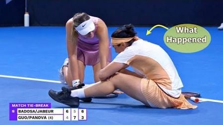 (Deciding SET)Paula Badosa &amp; Ons Jabeur vs Hanyu Guo &amp; Alexandra Panova WTA Brisbane Open 2025