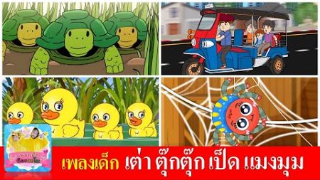 รวมฮิตเพลงเด็กในตำนาน เต่าเอ๋ยเต่า | ตุ๊กตุ๊ก | เป็ดอาบน้ำในคลอง | แมงมุมลายตัวนั้น