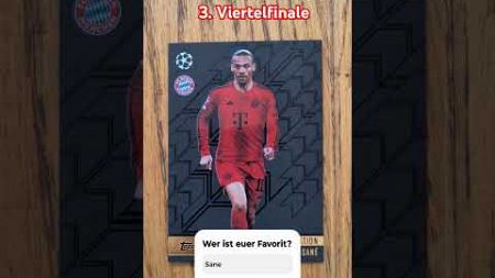 Wer ist euer Favorit? 3. Viertelfinale. Sane vs. Brandt #matchattax #topps #fußball #fussball