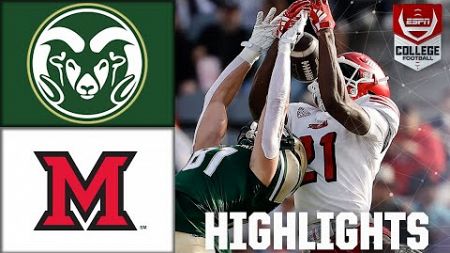 Snoop Dogg Arizona Bowl: Miami RedHawks vs. Colorado State Rams | Full Game Highlights | ESPN CFB