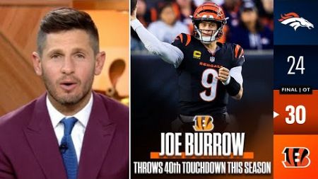 Joe Burrow deserve NFL MVP - ESPN reacts Bengals QB 4-TDs to beat Broncos 30-24, keep playoff alive