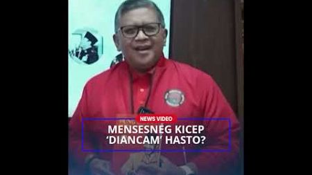 HASTO PDIP Ancam Bongkar Skandal Elite Politik, Mensesneg: Memang Ada❓