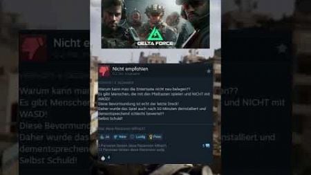 Steam Bewertungen zu Delta Force #deltaforce #gaming #steam #memes #lustig