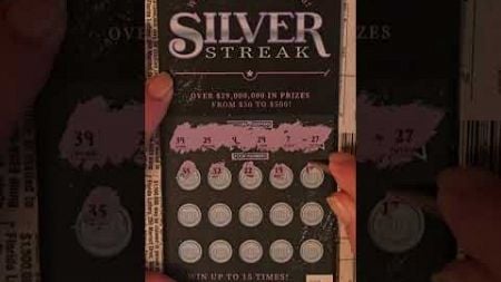 $10 silver streak FT. Florida lotto #floridalotteryticket #floridascratchoff #floridalottery