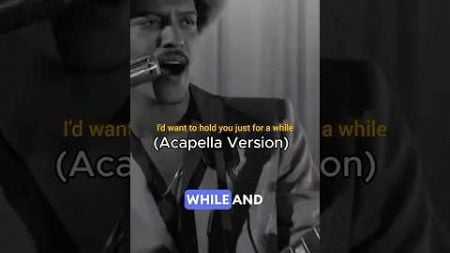 Original Song Vs. Acapella Version: Lady Gaga &amp; Bruno Mars &quot;Die With A Smile&quot; #brunomars #ladygaga