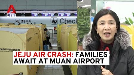 Jeju Air plane crash: Anguished families wait inside Muan airport