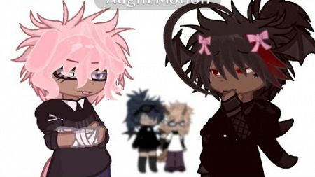 Im so late to the trend omg *giggles* || #Akuro #Animation #Gacha #Gachalife #Fyp #bookie