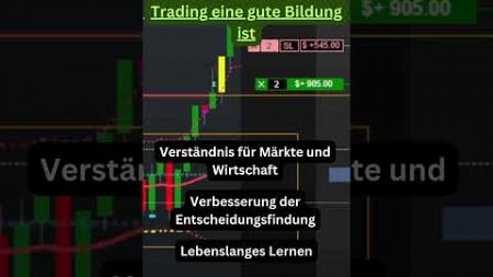 ✔️ 5 Gründe, warum Trading eine gute Bildung ist #trading #finanzen #trader #forex #bitcoin