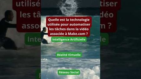 Quelle est la technologie utilisée pour automatiser les tâches dans la vidéo associée à Make.com ?