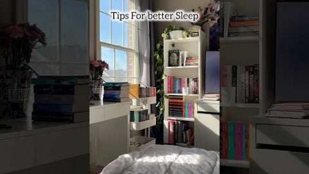 Tips for better sleep ✨️🌸 ,#shorts #productivity #sleep #nightroutine #song