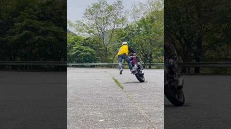 ちょんちょん　#バイク #オートバイ #モトブログ #ウィリー #wheelie #stunt