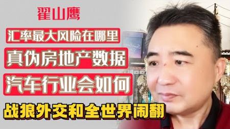 翟山鹰：人民币汇率最大的风险在哪里 | 真伪房地产数据 | 汽车行业会如何 | 战狼外交和全世界闹翻