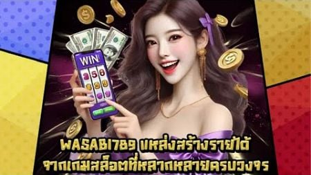 WASABI789 แหล่งสร้างรายได้จาก เกมสล็อต ที่หลากหลายครบวงจร