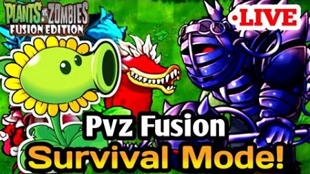 PVZ FUSION SURVIVAL MODE GARGANTUAR OBSIDIAN ! Plants vs. Zombies GAMEPLAY #59