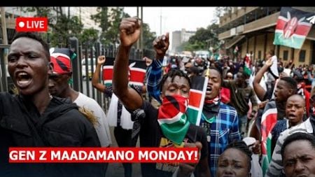 BREAKING LIVE! KENYA UNDER SIEGE AS ANGRY GEN Z MEGA MAANDAMANO MONDAY KICKS OFF IN CBD NOW