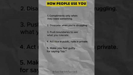 How People Use You ?#motivation #education #psychologyfacts #psychology #success #youtubeshorts