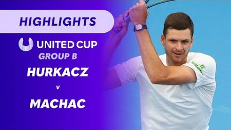 Hubert Hurkacz (POL) v Tomáš Macháč (CZE) - United Cup Highlights | Wide World of Sports