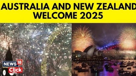 New Zealand Welcomed 2025 With A Fireworks Display From The Auckland Sky Tower | New Zealand | N18G