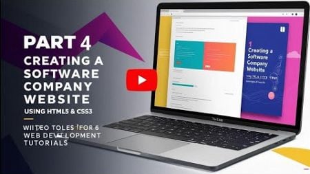 Build a Responsive Software Website Using HTML, CSS &amp; JavaScript | Step-by-Step Tutorial