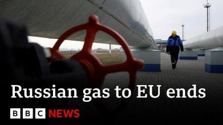 Ukraine stops transit of Russian gas to EU | BBC News