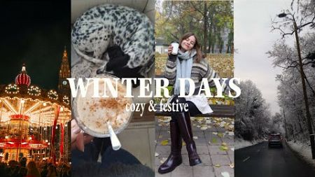 COZY WINTER DAYS - wellbeing diaries ep. 2 / road trip to Vienna, festive vibes /