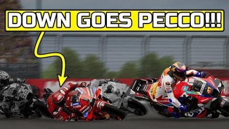 DOWN GOES PECCO!!! - MotoGP 24