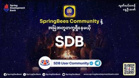 SDB Operation နှင့် Finance မှ Member များ၏ ဒီဇင်ဘာည Community Call