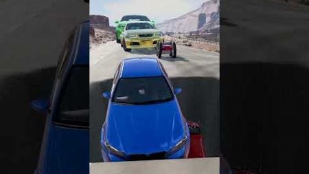 Colorful Small to Giant Cars vs Giant Pit #3