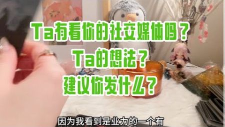 Daisy塔罗【Ta有看你的社交媒体吗？想法？建议你发什么？】整合能量，吻合你的信息就是你的