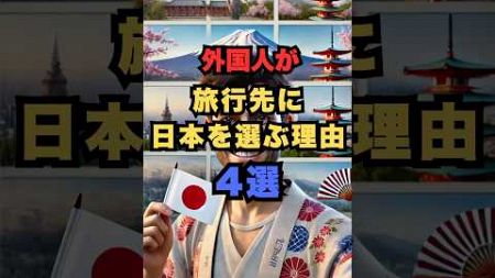 【海外の反応】外国人が旅行先に日本を選ぶ理由4選#日本 #海外の反応 #外国人 #旅行