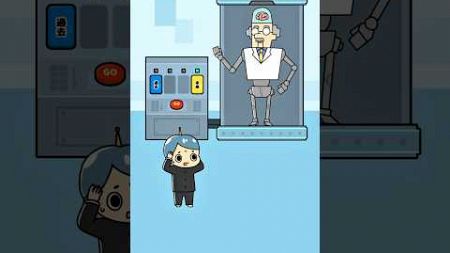 ロボット中学生 【Robot Boy】どたばた時間旅行 #ゲーム #スマホゲーム #shorts #viral