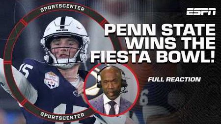 FIESTA BOWL REACTION 🔥 Penn State WENT AFTER Ashton Jeanty! - Louis Riddick | SportsCenter