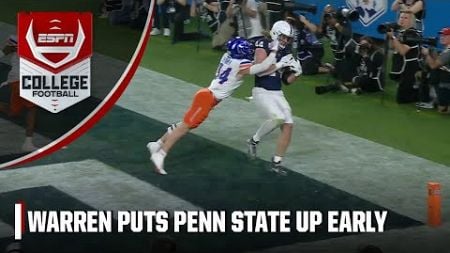 Tyler Warren scores 1st TD for Penn State in Fiesta Bowl vs. Boise State | College Football Playoff