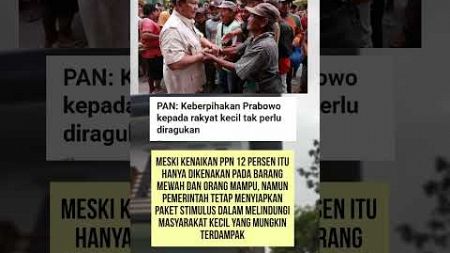 Prabowo memihak rakyat kecil #beritaterkini #politik #prabowo #ekonomi #short