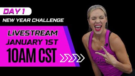 FREE January 1st JAM Dance Fitness Livestream | 31 Day New Year Challenge DAY 1