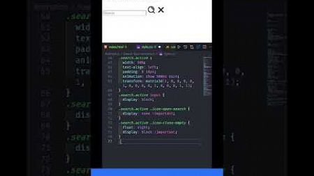 Search Box Animation Tutorial ✨ Create Interactive UI Designs