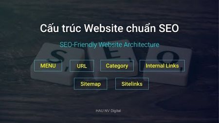 Cấu trúc Website chuẩn SEO | SEO-Friendly Website Architecture - HAU NV Digital