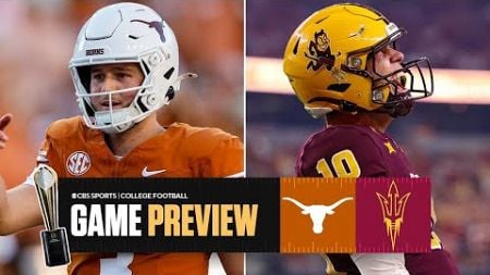 College Football Playoff Quarterfinal: No. 5 Texas vs No. 4 Arizona State | GAME PREVIEW