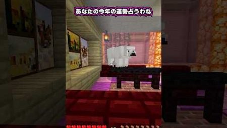 2025年運勢占い に行く【マインクラフト】