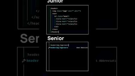 Junior Vs Senior Developer #programming #html #javascript #webdevelopment #html5 #webdesign #css3