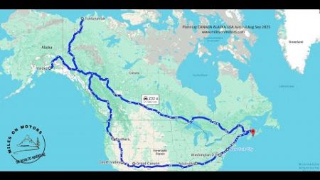 Route plannen - reizen door Canada, Alaska &amp; USA op de motor!