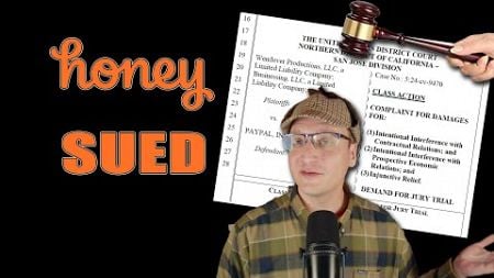 Honey SUED in Class Action by Wendover &amp; Legal Eagle (Wendover v. PayPal)