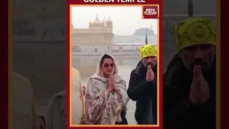 Bollywood Actor Suniel Shetty Visits Golden Temple #shorts #sunielshetty #goldentemple