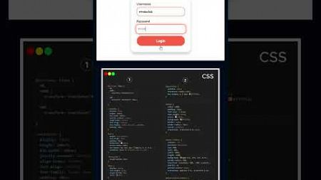 Floating Login Form in React JS! 🚀 #coding #frontend #programming #softwaredeveloper #webdevelopment