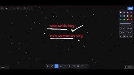 Html Tutorial: Semantic vs Non Semantic tag in Html | Web Development