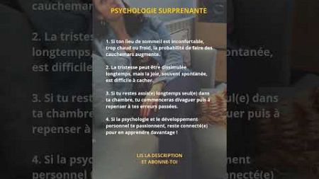 Psychologie surprenante