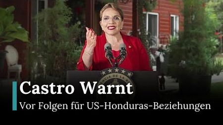 Castro warnt vor Auswirkungen auf US-Honduras-Beziehungen wegen Migrantenausweisung | RND | AM1E