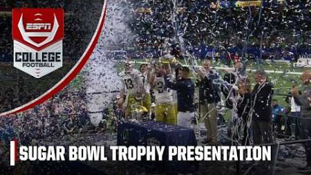 [FULL] Notre Dame’s trophy presentation after winning the Sugar Bowl | ESPN College Football