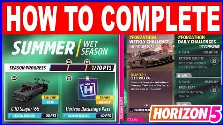 Forza Horizon 5 Festival Playlist Summer Wet Season Series 42 Horizon Extreme - Update 42